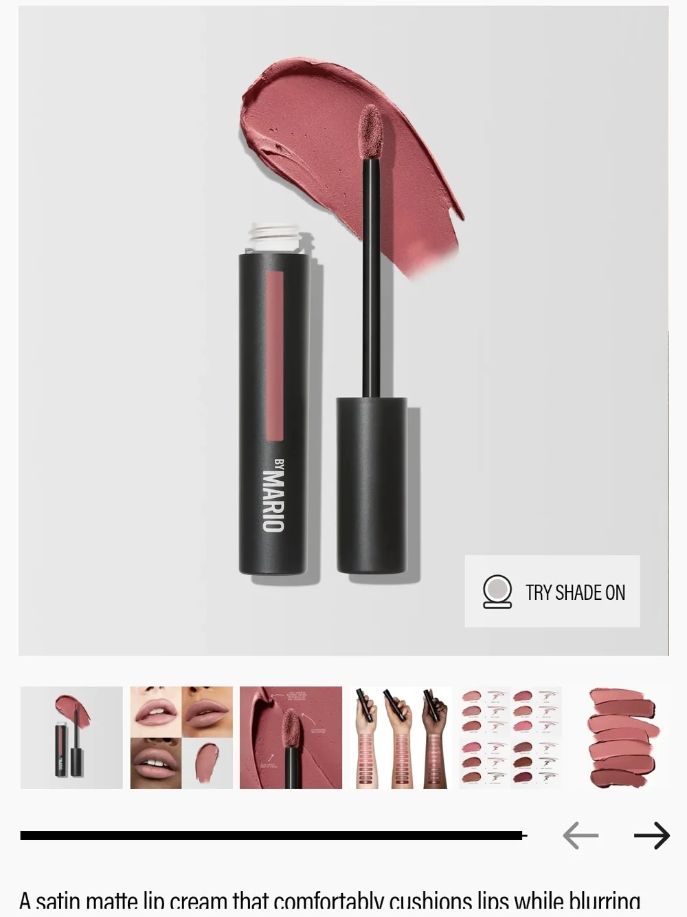 Makeup By Mario Ultra Suede Cozy Lip Creme - Almost Bare